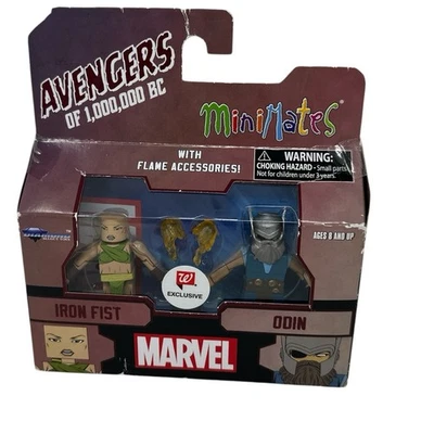 Marvel Minimates Walgreens Avengers of 1.000.000 BC Punho de Ferro e Odin - Imagem 1 de 4