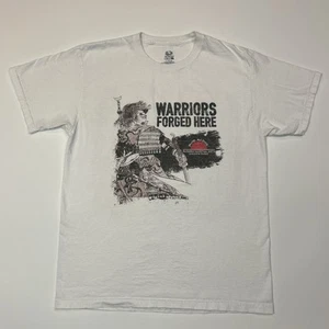 Samurai Hemd Herren Größe Large weiß Kampfsport Krieger Dojo Tee Kurzarm - Bild 1 von 11