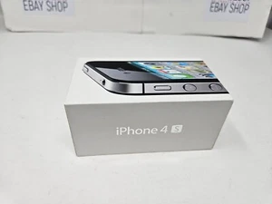 Originale iPhone 4s solo scatola vuota Apple nero 16 GB OTTIME CONDIZIONI *NO TELEFONO SOLO SCATOLA VUOTA - Foto 1 di 7
