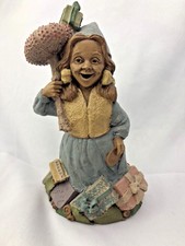 April Tom Clark Gnome Girl Rare Magical Mushroom girl Spring