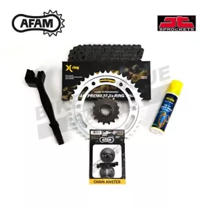 AFAM JT X-Ring Chain & Sprocket Kit to fit Honda VT750C Shadow 1997-2003 - Picture 1 of 2