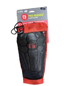 Almohadillas protectoras de codo G-Form PRO-RUGGED negras medianas flexibles endurecen impacto MTB ciclo - Imagen 1 de 2