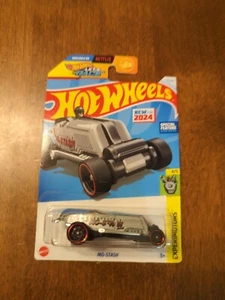 Hot Wheels - Nuevo para coche serie 2024 - Gris MO-STASH Racer - Imagen 1 de 4