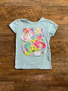 The Children's Place Emoji Pool Time Summer Cutie Girls Light Blue Shirt S 5/6 - Picture 1 of 5