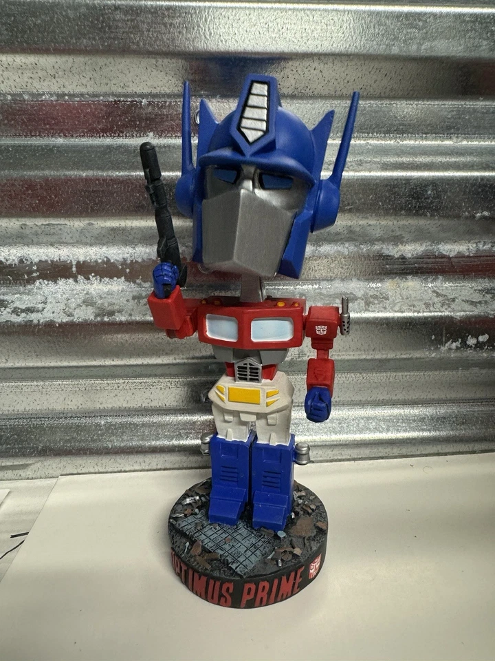 变形金刚 Head Knocker Optimus Prime 复古摇头公仔 NECA 2002 — 第 1/4 张图片