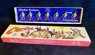 Cherilea Products Inglaterra Plomo 7-Oro Caballeros Medievales Caja Original S/303 Foto 1 de 4