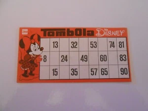 ricambio x gioco da tavolo-TOMBOLA DISNEY solo CARTELLA n. 39 - ED.CLEMENTONI - Imagen 1 de 1