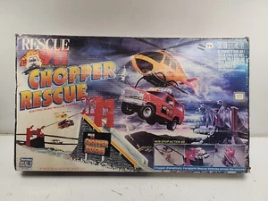 MARCHON HO Rescue 911 Chopper Rescue Electric Slot Car Racing Set Missing Pieces - Picture 1 of 8
