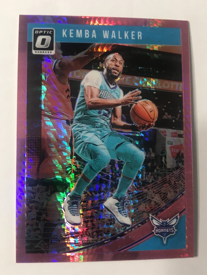KEMBA WALKER 2018-19 Donruss Optic HYPER PINK PRIZM Boston Celtics - Image 1 of 2