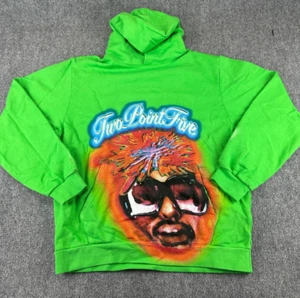 Two Point Five grüner Airbrush Hoodie Herren Erwachsene Größe XXL 2XL - Bild 1 von 10
