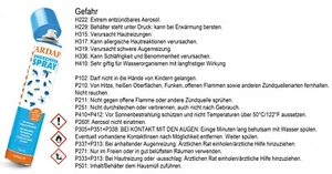 Ardap - 12 x 750 ml spray para bichos Ardap Quiko (1l = 11,66 €)