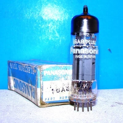 16A8 Panasonic NOS tubo de vacío válvula radio audio amplificador vintage Japón PCL82 Foto 1 de 3