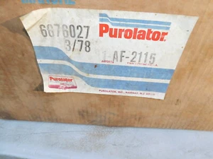 Purolator Caterpillar air filter 2115 - Picture 1 of 2