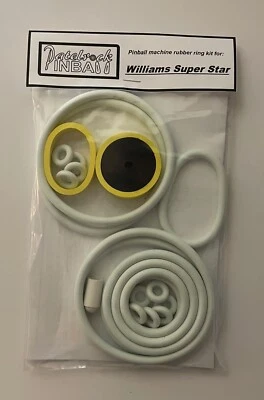 1972 Williams Super Star Pinball Machine Rubber Ring Kit - Image 1 of 2