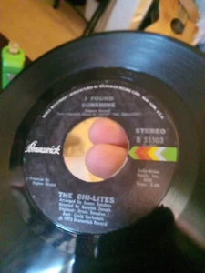 The Chi-Lites - Marriage License / I Found Sunshine 45 - Soul - Bild 1 von 2
