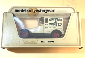 Matchbox Models Of Yesteryear 1927 Talbot Van 1:47 Diecast Chivers & Sons 1978 - Bild 1 von 4