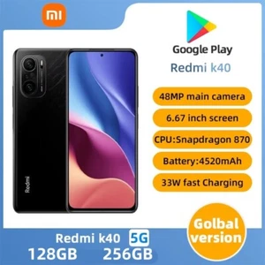 Xiaomi Redmi K40 5G 128GB 256GB 48MP LTE Unlocked Android Smartphone   - Picture 1 of 15