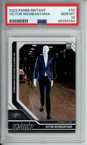 PSA 10 2023 Panini Instant Victor Wembanyama Rookie RC Slenderman #32 Halloween - Picture 1 of 2