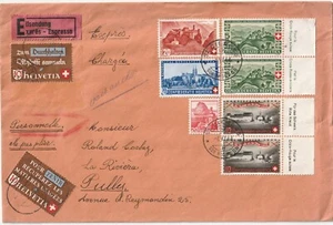 SWITZERLAND: Express cover St Cierges 1944. arr.canc. - Picture 1 of 2