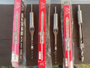 MT'NG Shan Mortise Hollow Chisel & Bit Lot - Picture 1 of 1