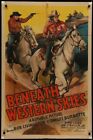 Beneath Western Skies Original One Sheet Movie Poster- 1944- Republic
