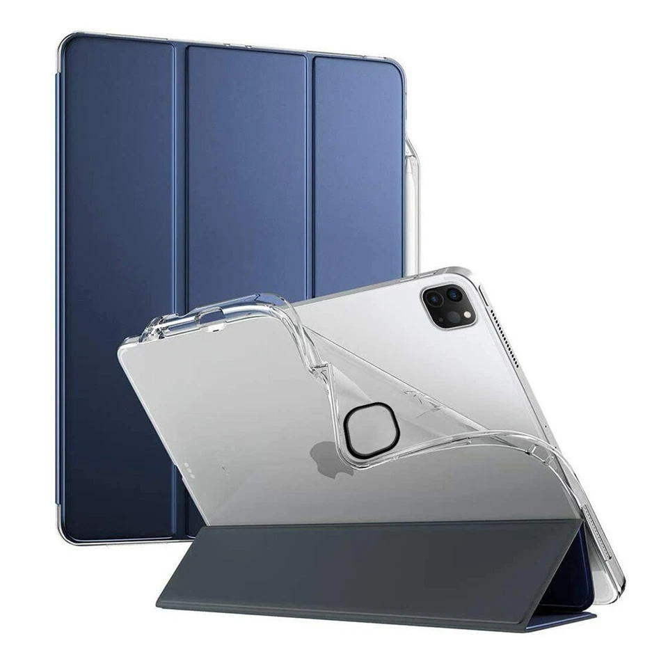 For iPad Pro 11 (2021&2020&2018) Case [w/Auto Wake/Sleep] Smart Cover Navy Blue - Image 1 of 1