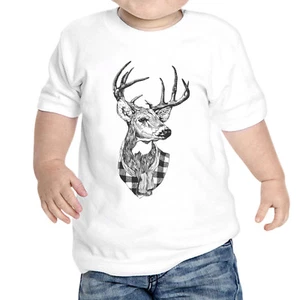 Baby T-Shirt Deer Design Hipster - Picture 1 of 1