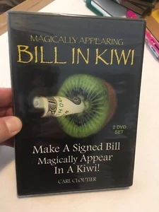 New Magic DVD Magically Appearing Bill in Kiwi by Carl Cloutier (2 DVD Set) - Picture 1 of 4