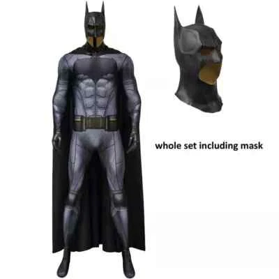LO ÚLTIMO Liga de la Justicia Batman Juegos con disfraces Impresión Body Capa Máscara Foto 1 de 4