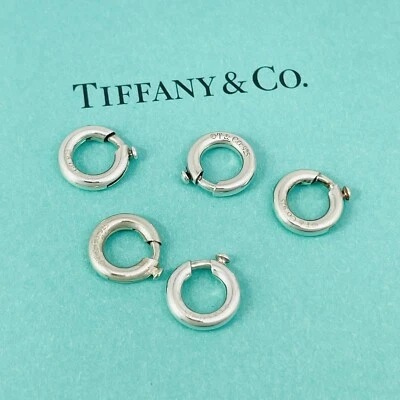 1 Tiffany & Co Sterling Silver 10mm Spring Jump Ring Charm Holder Clasp - Image 1 of 4