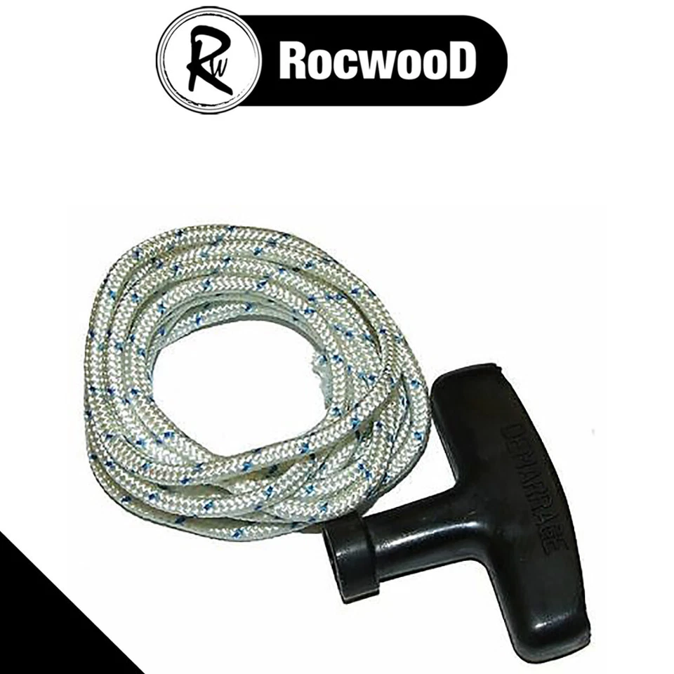 ROCWOOD Replacement Pull Starter Handle And Cord Compatible With Honda GX140 GX160 GX200