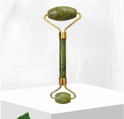 BARGAIN WELLS Jade Gesichtsmassage Roller Schönheitswerkzeug Gesicht Auge Hals Körper Anti-Aging-Therapie