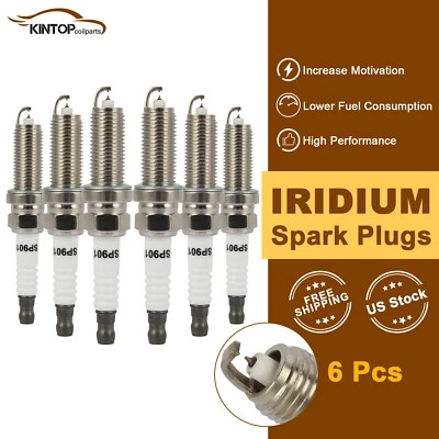 6x Bujías dobles de iridio para Infiniti Q70L 3,7 L 2015-2019 Foto 1 de 4