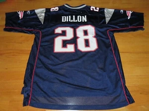 Reebok NFL Players COREY DILLON No. 28 NEW ENGLAND PATRIOTS On-Field (LG) Jersey - Picture 1 of 4