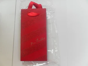 LOT OF 10 NEW MRS PRINDABLE'S RED STRIP WITH GLITTER GIFT BAGS NEW - Picture 1 of 3