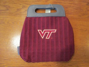 "Virginia Tech"Hokies Honeycomb Fabric Fan Handbag - Picture 1 of 3