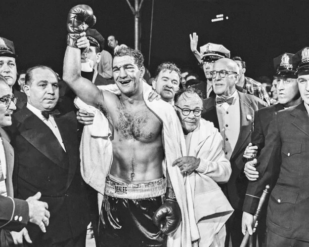 Foto brillante de Rocky Marciano 1952 8x10 impresión de campeón de peso pesado Foto 1 de 1