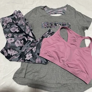 Lane Bryant *LIVI* Activewear Workout Leggings, Shirt & BH - Damen 14-16 - Bild 1 von 11