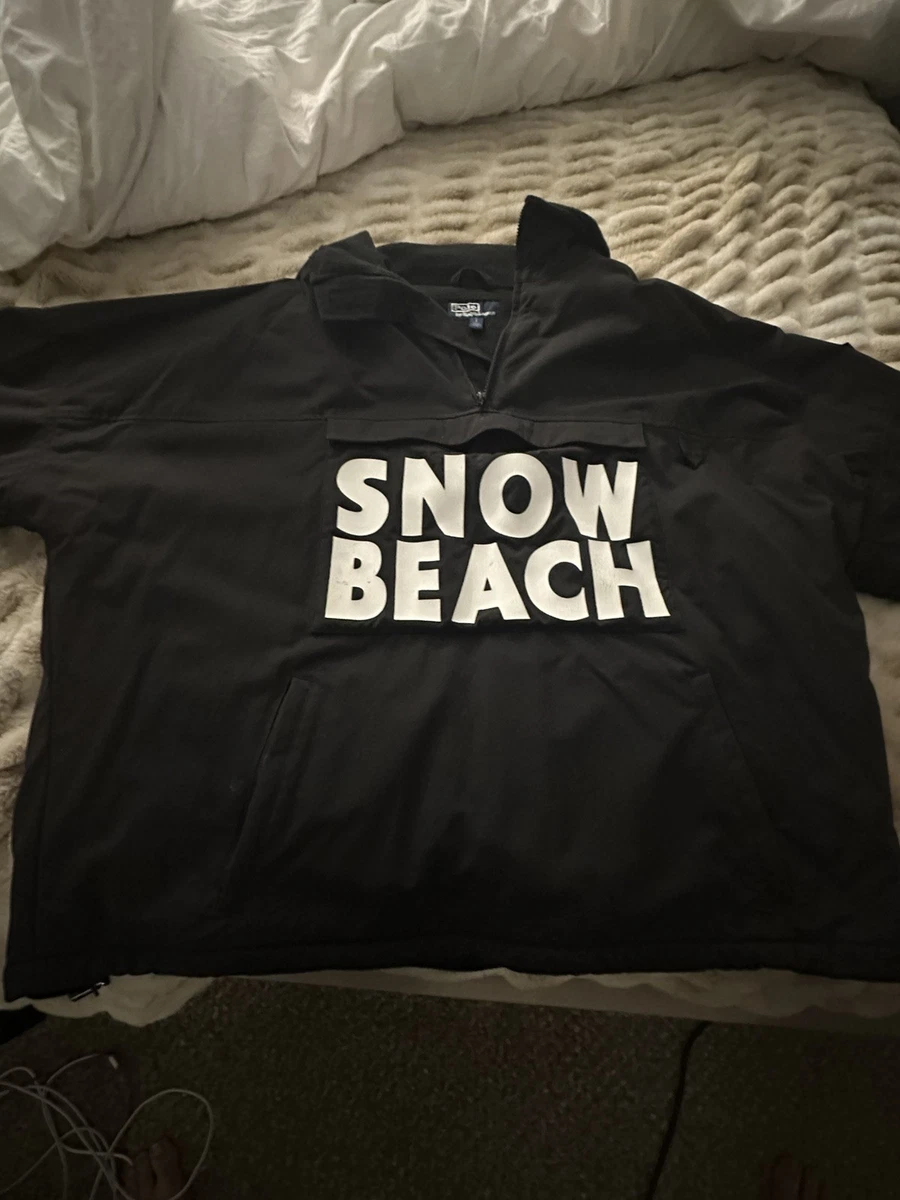 Polo Ralph Lauren  BEACH ジャケット S 黒 Polo Ralph Lauren 'Snow Beach' pull over jacket in black, size