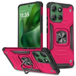 Military Grade Robust Series Dual Layer Hybrid Case with Ring Grip for Moto - Picture 1 of 4