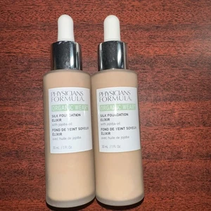 2-PHYSICIANS FORMULA ORGANIC WEAR SILK FOUNDATION  #1711325 FAIR TO LIGHT 02 - Picture 1 of 3