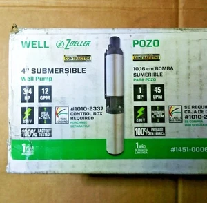 Submersible Well Pump 3/4-HP  1451-0006 12GPM 230-Volt 4 wires Used No Warranty - Picture 1 of 1