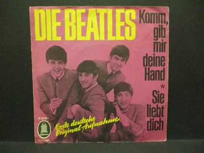 THE BEATLES  7" : Komm, gib mir deine Hand / Sie liebt dich = rare 1964 EX - Bild 1 von 4