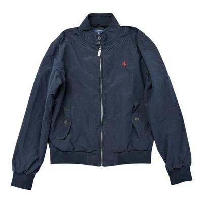 Ferrari Windbreaker Full Zip Jacket Lined Blue Men’s Size XL EUC - Image 1 of 4