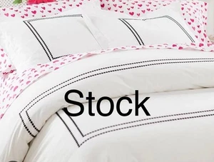 Housse de couette double Pottery Barn Pottery Barn Teen MayBaby border dot - Photo 1/6
