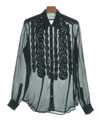 Повседневные рубашки DRIES VAN NOTEN черные 48 (прибл. L) 2200628353238 - Изображение 1 из 4