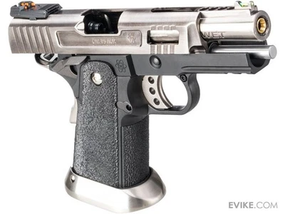 Pistola de Airsoft WE Tech 3.8 Velociraptor Full Metal Hi-Capa Gas Blowback  Foto 1 de 4