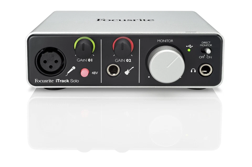 FOCUSRITE ITRACK SOLO iPad/Mac/PC USB audio interface - Image 1 of 4