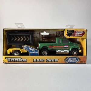 Funrise Tonka Road Crew Truck mit Blinklicht Schild lizenziert von Hasbro Neu - Bild 1 von 8