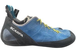 Scarpe da arrampicata Scarpa Helix Hyper Blue italiane taglia EU 47 - Foto 1 di 8